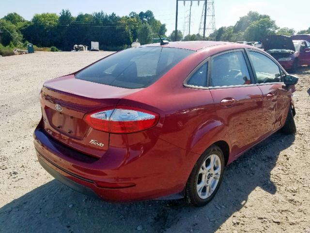 3FADP4BJ3GM106577 - 2016 FORD FIESTA SE RED photo 4