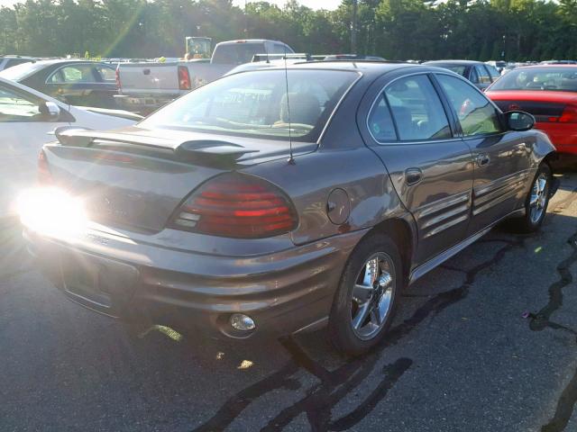 1G2NF52F42C266551 - 2002 PONTIAC GRAND AM S GRAY photo 4