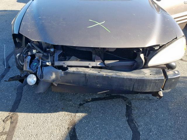 1G2NF52F42C266551 - 2002 PONTIAC GRAND AM S GRAY photo 9