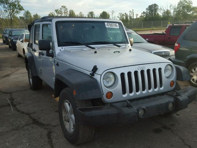 1J8GB39157L142982 - 2007 JEEP WRANGLER X SILVER photo 1