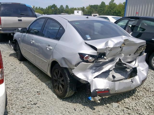 JM1BK32FX71734865 - 2007 MAZDA 3 I SILVER photo 3