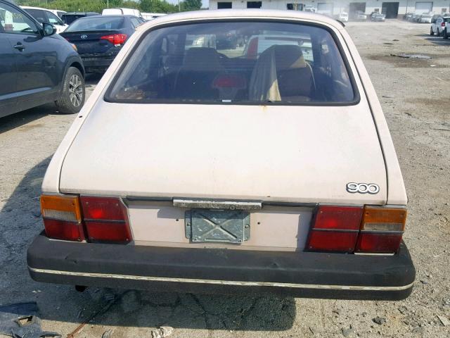 YS3AB36J8G3006839 - 1986 SAAB 900 TAN photo 6