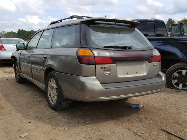 4S3BH806837624693 - 2003 SUBARU LEGACY OUT GOLD photo 3