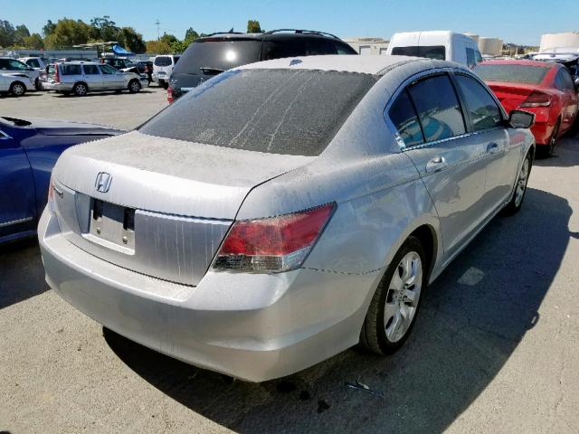 JHMCP26838C023671 - 2008 HONDA ACCORD EXL SILVER photo 4