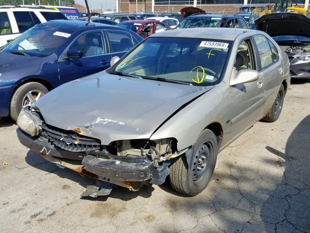 1N4DL01D31C182020 - 2001 NISSAN ALTIMA XE GOLD photo 2