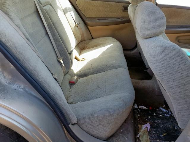 1N4DL01D31C182020 - 2001 NISSAN ALTIMA XE GOLD photo 6