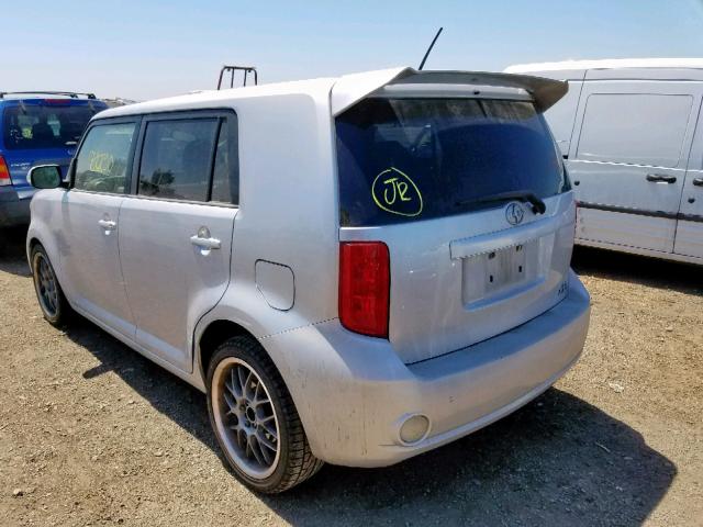 JTLKE50E091074596 - 2009 TOYOTA SCION XB 银色 照片 3