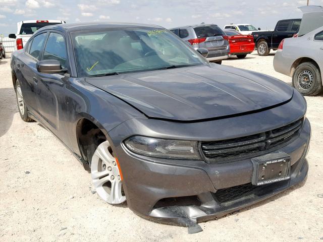 2C3CDXBGXJH174194 - 2018 DODGE CHARGER SX GRAY photo 1