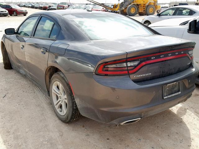 2C3CDXBGXJH174194 - 2018 DODGE CHARGER SX GRAY photo 3