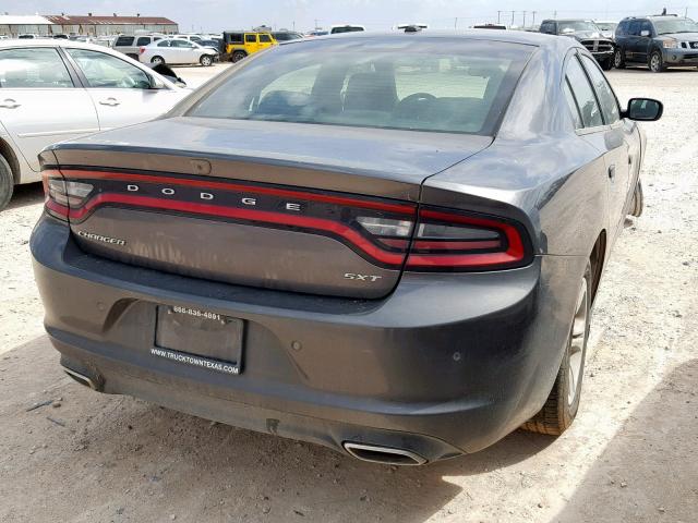 2C3CDXBGXJH174194 - 2018 DODGE CHARGER SX GRAY photo 4