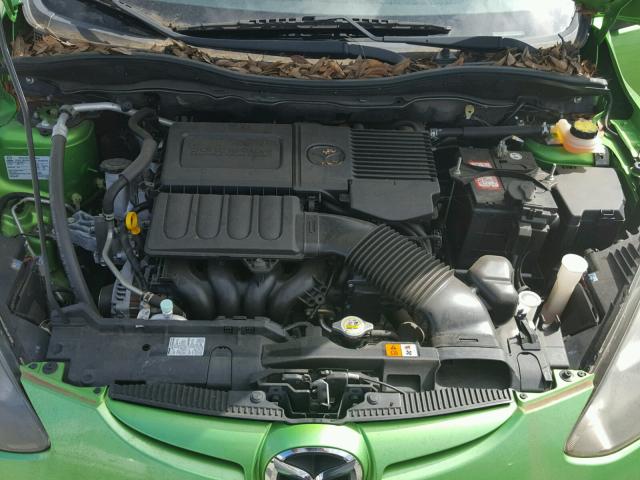 JM1DE1KY3C0147932 - 2012 MAZDA MAZDA2 GREEN photo 7