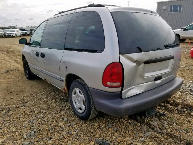 2B4GP2538YR661511 - 2000 DODGE CARAVAN GRAY photo 3