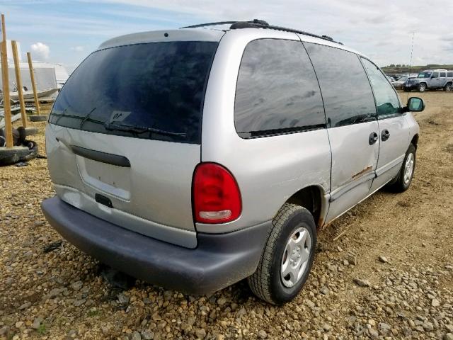 2B4GP2538YR661511 - 2000 DODGE CARAVAN GRAY photo 4