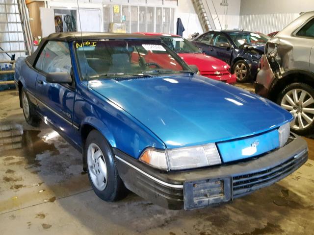 1G1JC3445N7297025 - 1992 CHEVROLET CAVALIER R BLUE photo 1