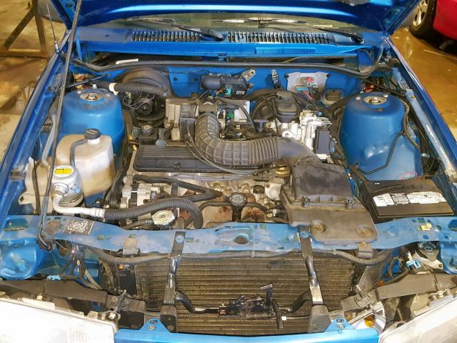 1G1JC3445N7297025 - 1992 CHEVROLET CAVALIER R BLUE photo 7