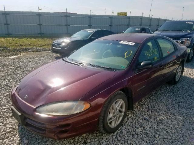 2B3HD46R5YH366050 - 2000 DODGE INTREPID RED photo 2