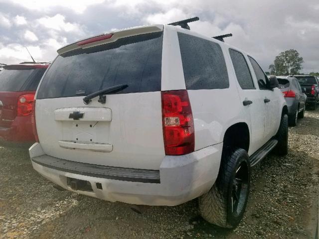 1GNFK03079R243692 - 2009 CHEVROLET TAHOE SPEC WHITE photo 4