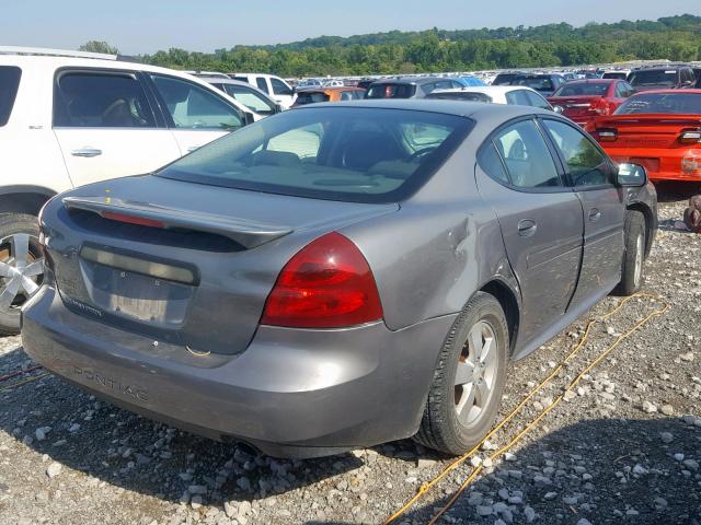 2G2WP552781110593 - 2008 PONTIAC GRAND PRIX GRAY photo 4