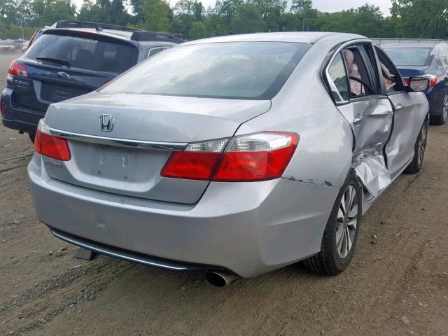 1HGCR2F3XDA068761 - 2013 HONDA ACCORD LX SILVER photo 4