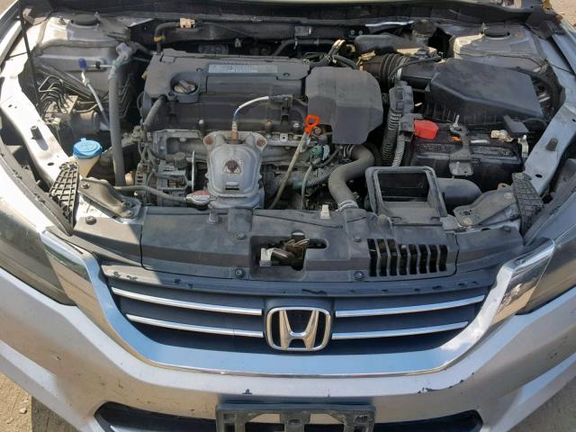 1HGCR2F3XDA068761 - 2013 HONDA ACCORD LX SILVER photo 7