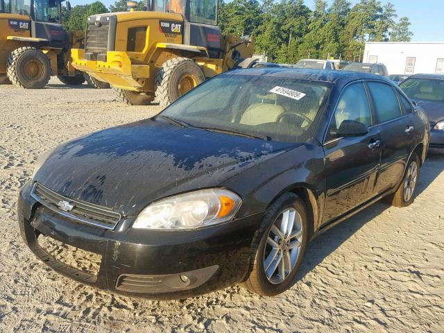 2G1WU583789274428 - 2008 CHEVROLET IMPALA LTZ BLACK photo 2