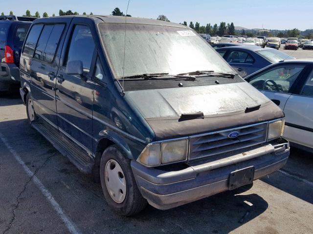 1FMCA11U5PZA10669 - 1993 FORD AEROSTAR GREEN photo 1