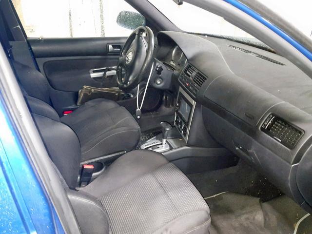 3VWSE69M85M030996 - 2005 VOLKSWAGEN JETTA GLI BLUE photo 5