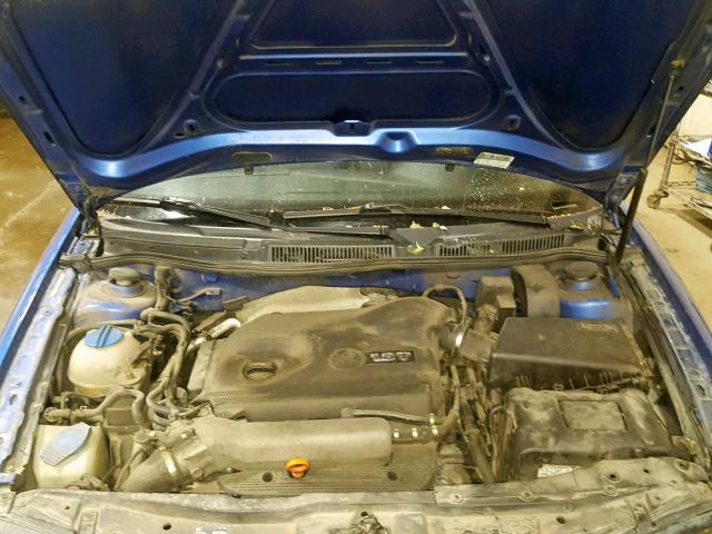 3VWSE69M85M030996 - 2005 VOLKSWAGEN JETTA GLI BLUE photo 7