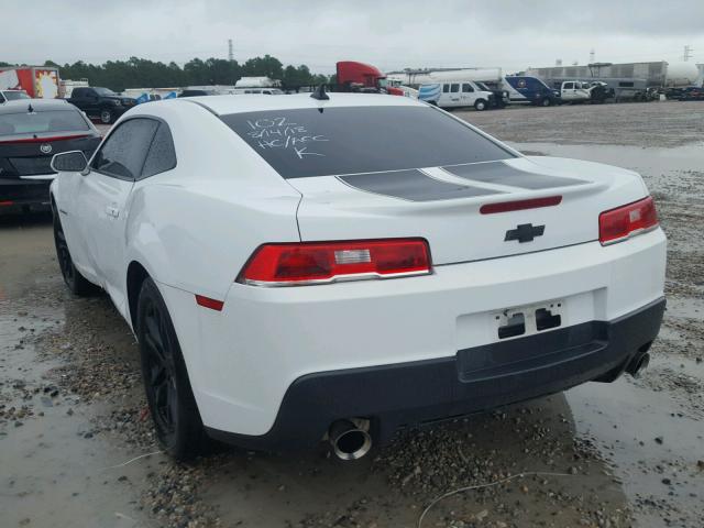 2G1FB1E35F9193217 - 2015 CHEVROLET CAMARO LS WHITE photo 3