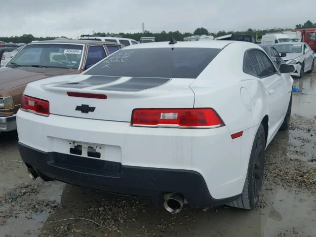 2G1FB1E35F9193217 - 2015 CHEVROLET CAMARO LS WHITE photo 4