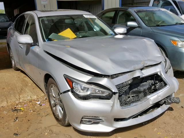 JN1BV7AP0FM344978 - 2015 INFINITI Q50 BASE SILVER photo 1