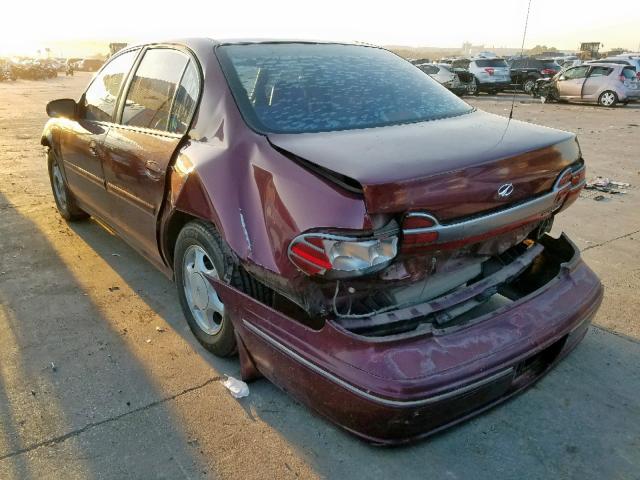 1G3NG52M1V6301492 - 1997 OLDSMOBILE CUTLASS GL BURGUNDY photo 3