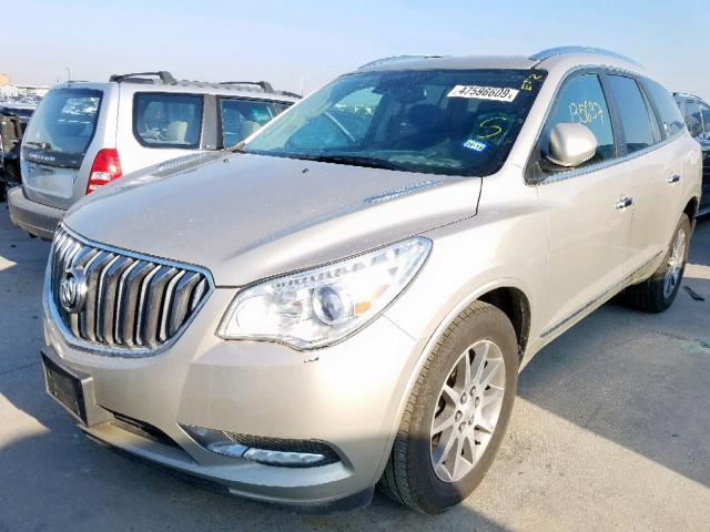 5GAKRBKD5EJ128294 - 2014 BUICK ENCLAVE BEIGE photo 2