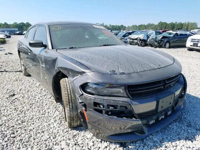 2C3CDXHG2FH748009 - 2015 DODGE CHARGER SX GRAY photo 1