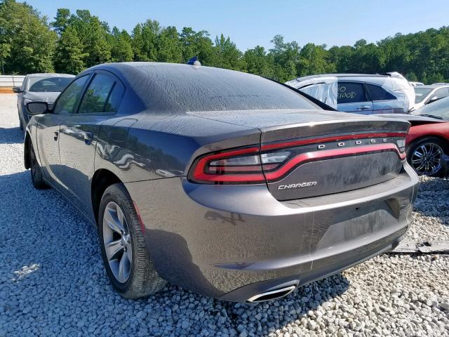 2C3CDXHG2FH748009 - 2015 DODGE CHARGER SX GRAY photo 3