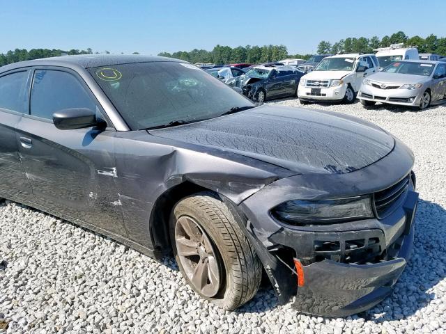 2C3CDXHG2FH748009 - 2015 DODGE CHARGER SX GRAY photo 9