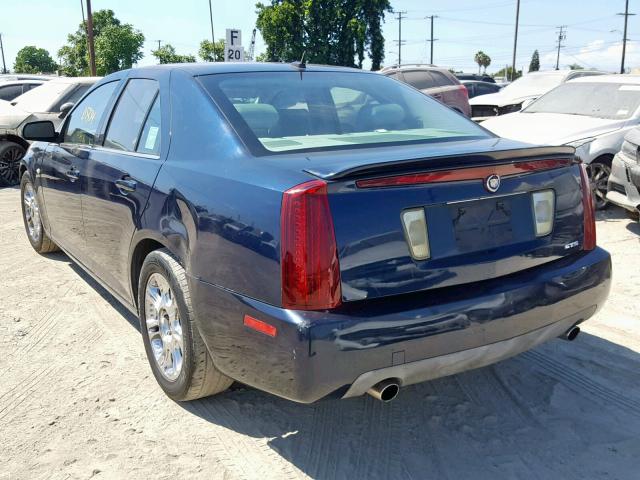 1G6DW677250127669 - 2005 CADILLAC STS BLUE photo 3