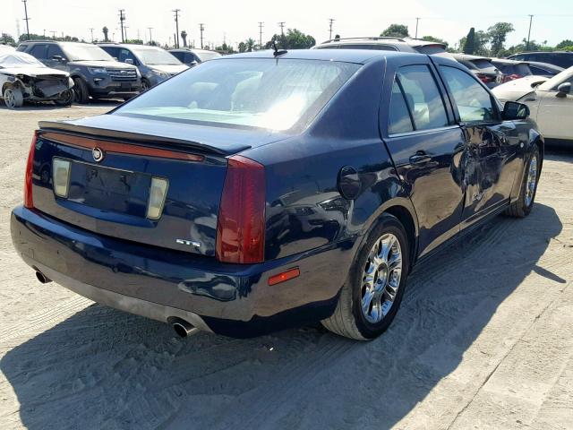 1G6DW677250127669 - 2005 CADILLAC STS BLUE photo 4