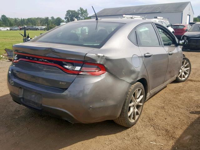 1C3CDFBA2DD288200 - 2013 DODGE DART SXT GRAY photo 4