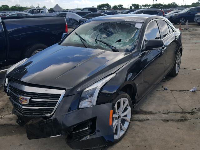 1G6AC5S32F0132043 - 2015 CADILLAC ATS PERFOR BLUE photo 2