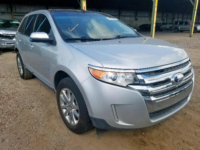 2FMDK3J94DBA40821 - 2013 FORD EDGE SEL SILVER photo 1