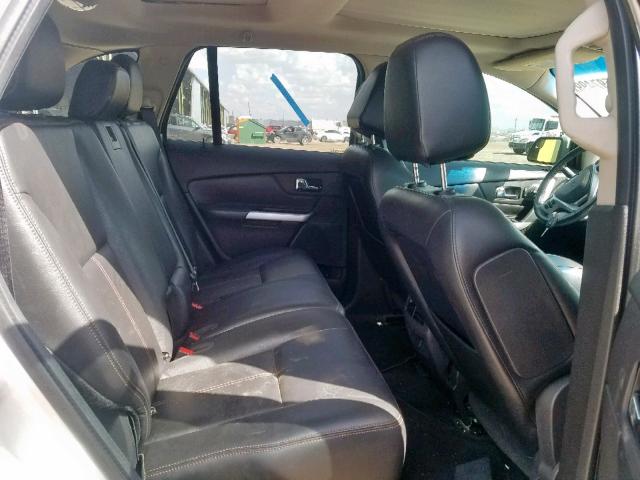 2FMDK3J94DBA40821 - 2013 FORD EDGE SEL SILVER photo 6