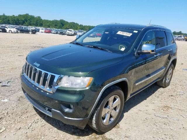 1J4RS5GG8BC611679 - 2011 JEEP GRAND CHER GREEN photo 2
