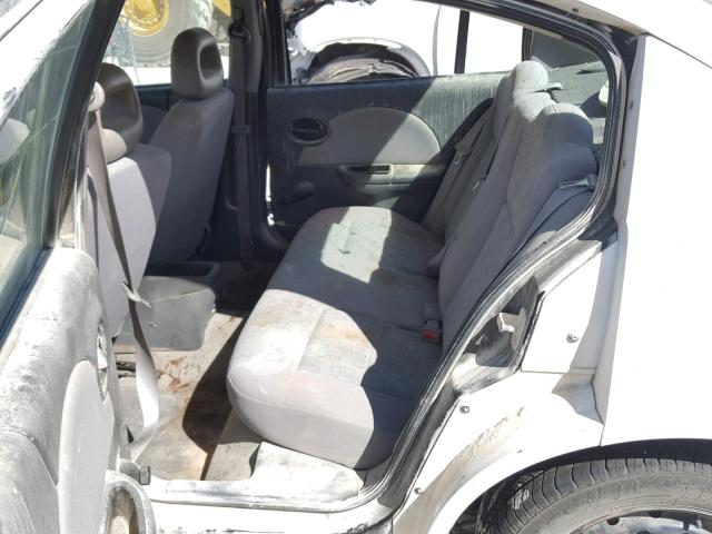 1G8AG52F05Z165011 - 2005 SATURN ION LEVEL WHITE photo 6