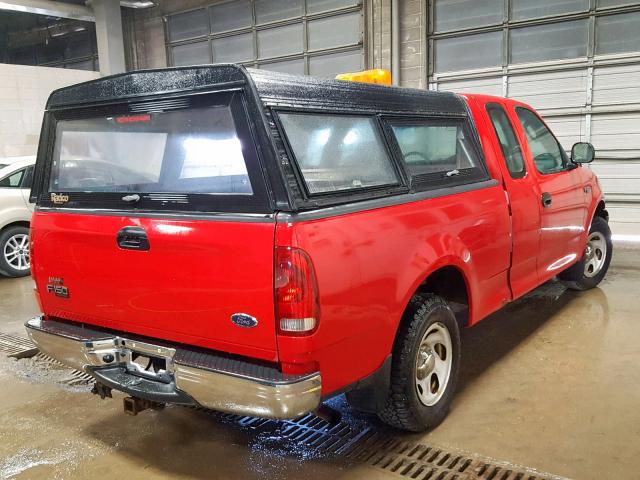 2FTRX17274CA83280 - 2004 FORD F-150 HERI RED photo 4