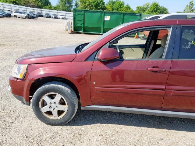 2CKDL43F986331218 - 2008 PONTIAC TORRENT MAROON photo 9