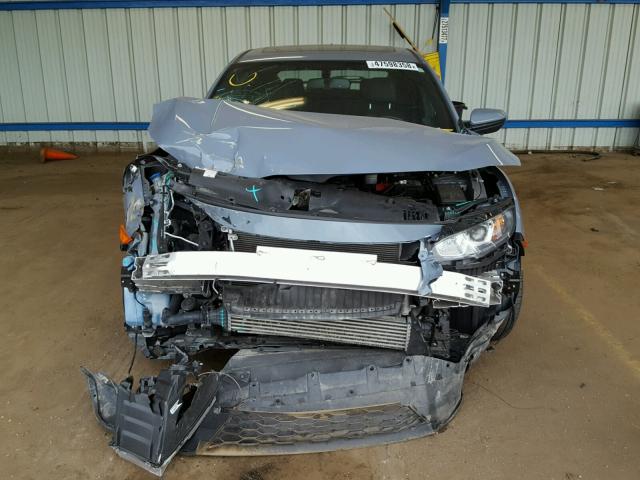 SHHFK7H70HU234455 - 2017 HONDA CIVIC EXL BLUE photo 9