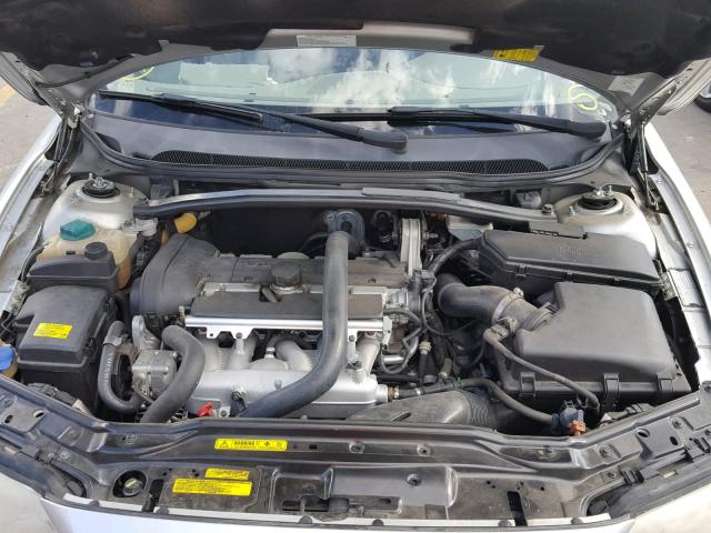 YV1RS592152473544 - 2005 VOLVO S60 2.5T SILVER photo 7