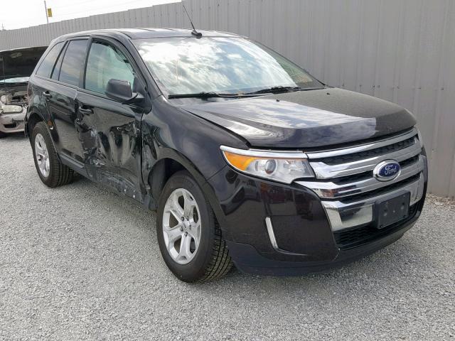 2FMDK4JC9EBB04614 - 2014 FORD EDGE SEL BROWN photo 1