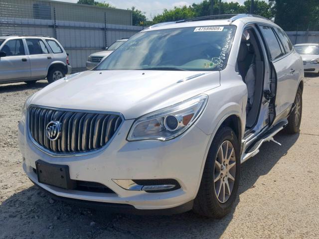 5GAKRBKD9HJ104889 - 2017 BUICK ENCLAVE WHITE photo 2